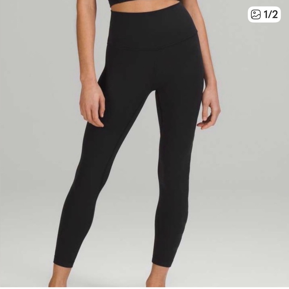 Lululemon Women’s Black Align HR pant 25 inch size 12
